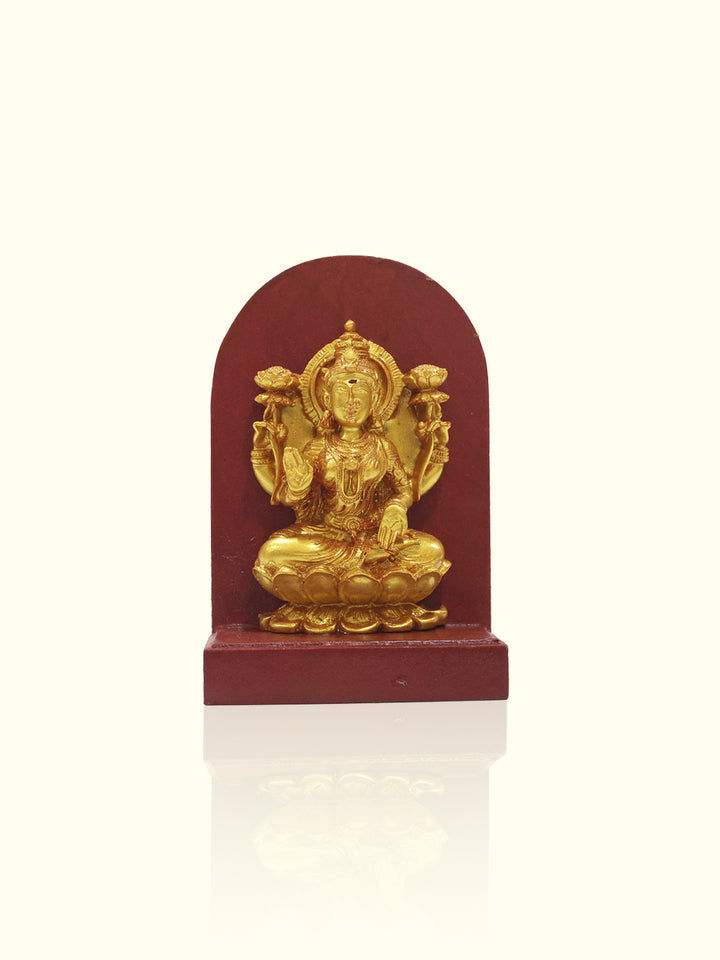 5" Wooden Base Lakshmi