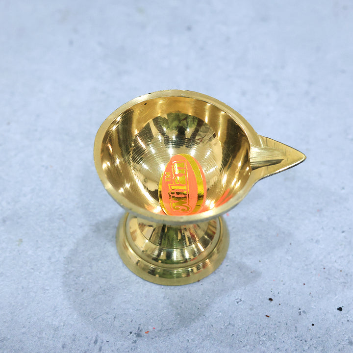 1.7" Brass Pan Deepam