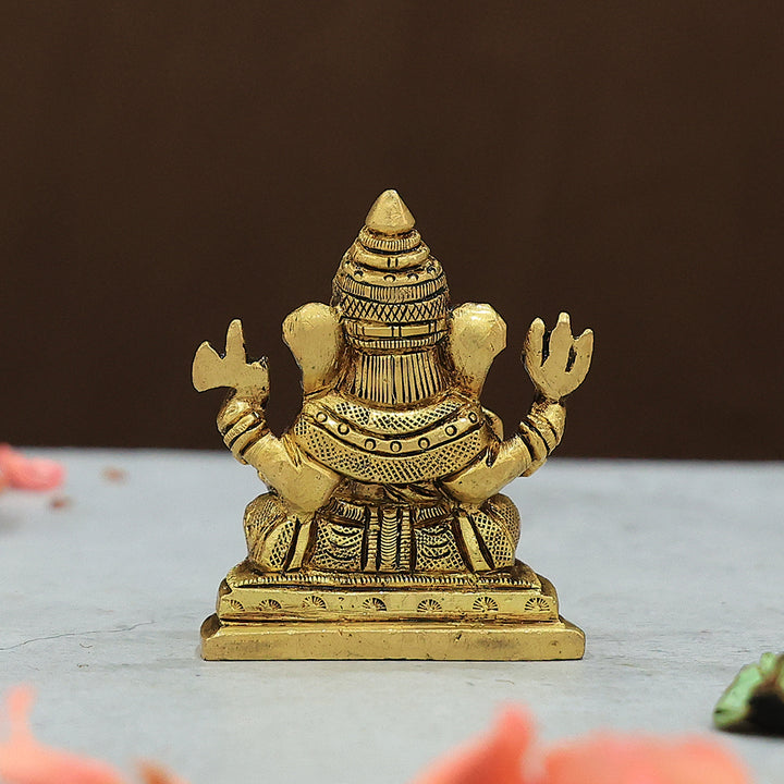 2.8" Brass Ganesh Idol